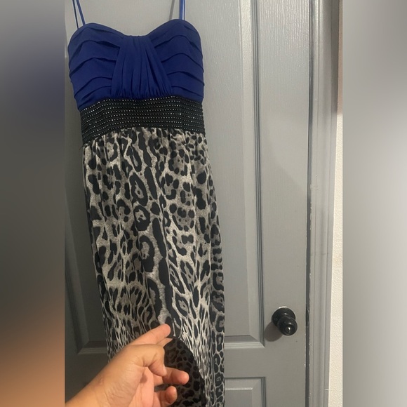 Roberta Bridal Elegant Blue Gown - Picture 5 of 5